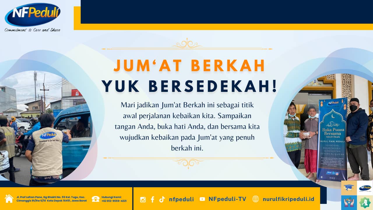 sedekah jumat berkah nf peduli